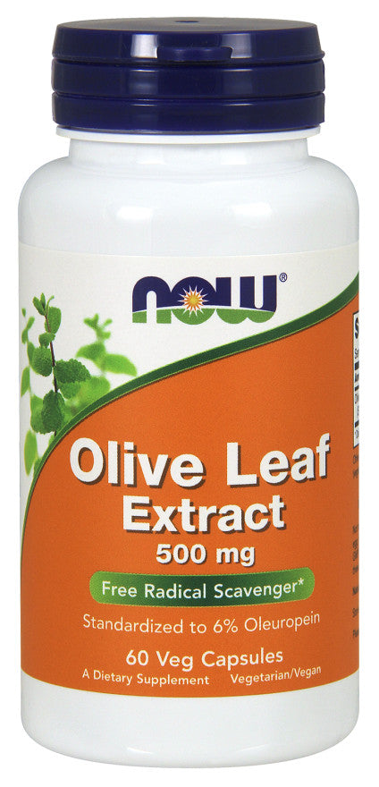 Olive Leaf Extract, 500mg - 60 vcaps - NOW Foods