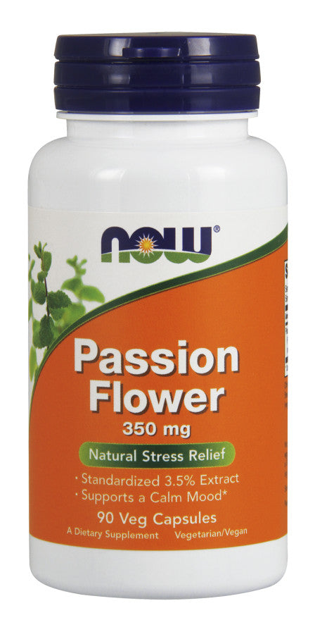 Passion Flower, 350mg - 90 vcaps - NOW Foods