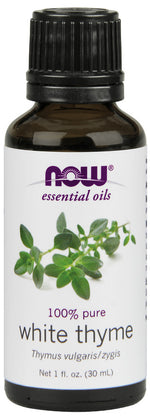 Essential Oil, White Thyme Oil - 30 ml. - NOW Foods