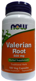 Valerian Root, 500mg - 100 vcaps - NOW Foods