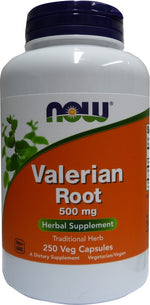 Valerian Root, 500mg - 250 vcaps - NOW Foods