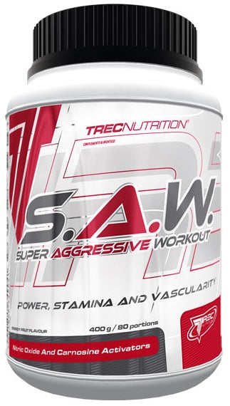 S.A.W. Powder, Cherry Grapefruit - 400 grams - Trec Nutrition