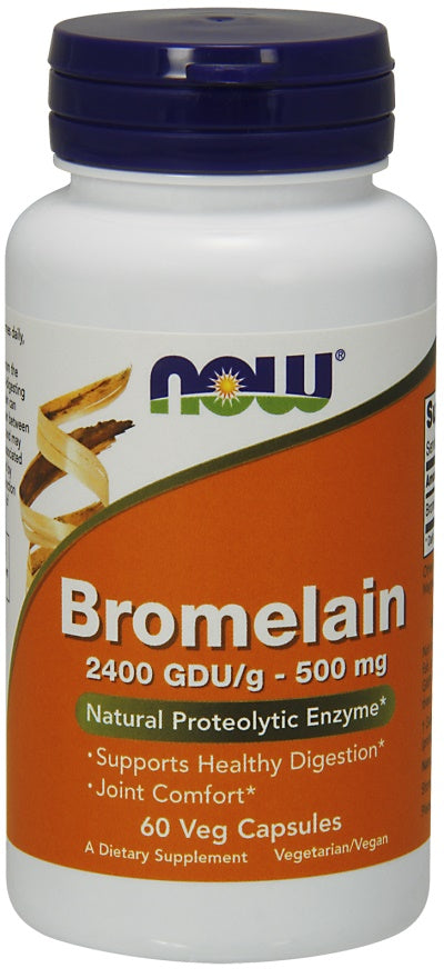 Bromelain, 500mg - 60 vcaps - NOW Foods