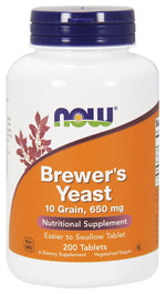 Brewer's Yeast, Tablets - 200 tablets - NOW Foods