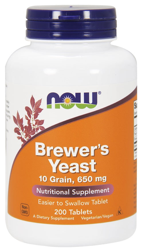 Brewer's Yeast, Tablets - 200 tablets - NOW Foods