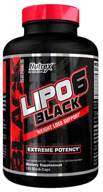 Lipo-6 Black - 120 liquid caps - Nutrex