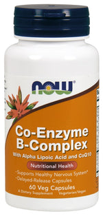 Co-Enzyme B-Complex - 60 vcaps - NOW Foods