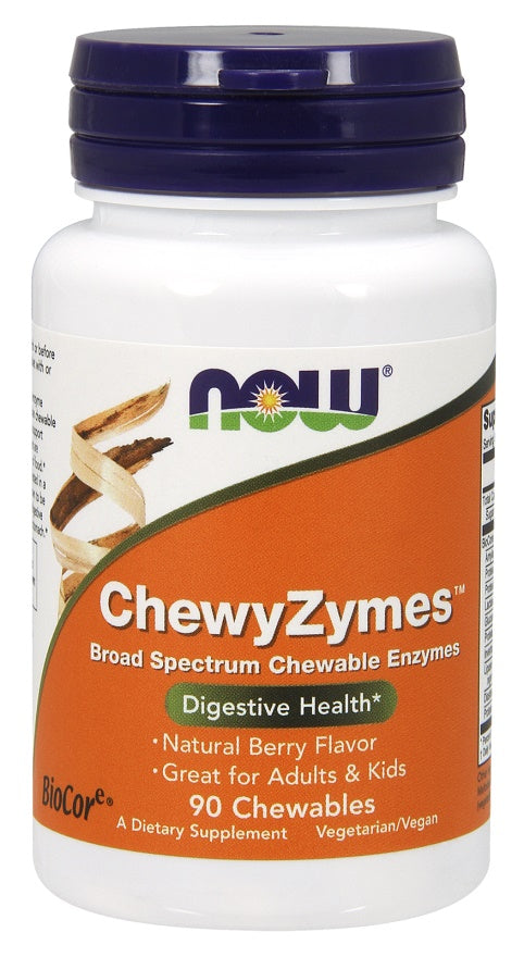ChewyZymes - 90 chewables - NOW Foods