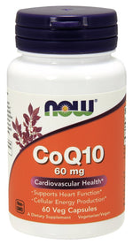 CoQ10, 60mg - 60 vcaps - NOW Foods