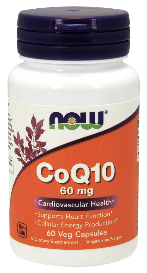 CoQ10, 60mg - 60 vcaps - NOW Foods