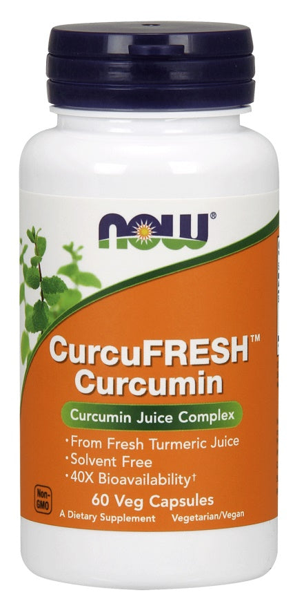 CurcuFRESH Curcumin, Capsules - 60 vcaps - NOW Foods