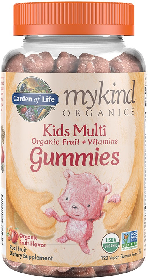 Mykind Kids Multi Gummies, Fruit Flavor - 120 vegan gummy bears - Garden of Life