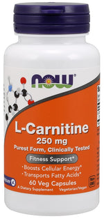 L-Carnitine, 250mg - 60 vcaps - NOW Foods