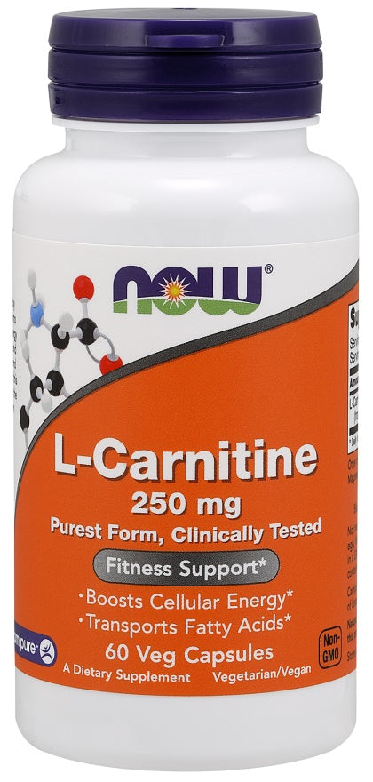 L-Carnitine, 250mg - 60 vcaps - NOW Foods