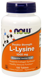 L-Lysine, 1000mg - 100 tablets - NOW Foods