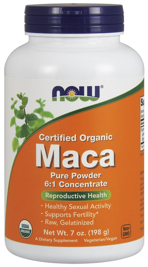 Maca 6:1 Concentrate, Pure Powder - 198 grams - NOW Foods
