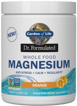 Dr. Formulated Whole Food Magnesium, Orange - 197 grams - Garden of Life