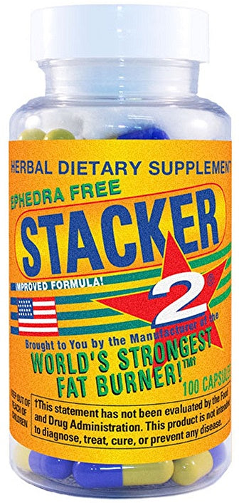 Stacker 2 Ephedra Free - 100 caps - Stacker2 Europe