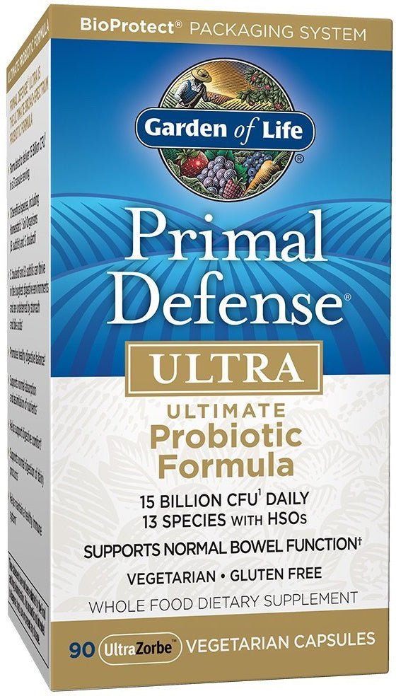 Primal Defense Ultra, Ultimate Probiotic Formula - 90 vcaps - Garden of Life