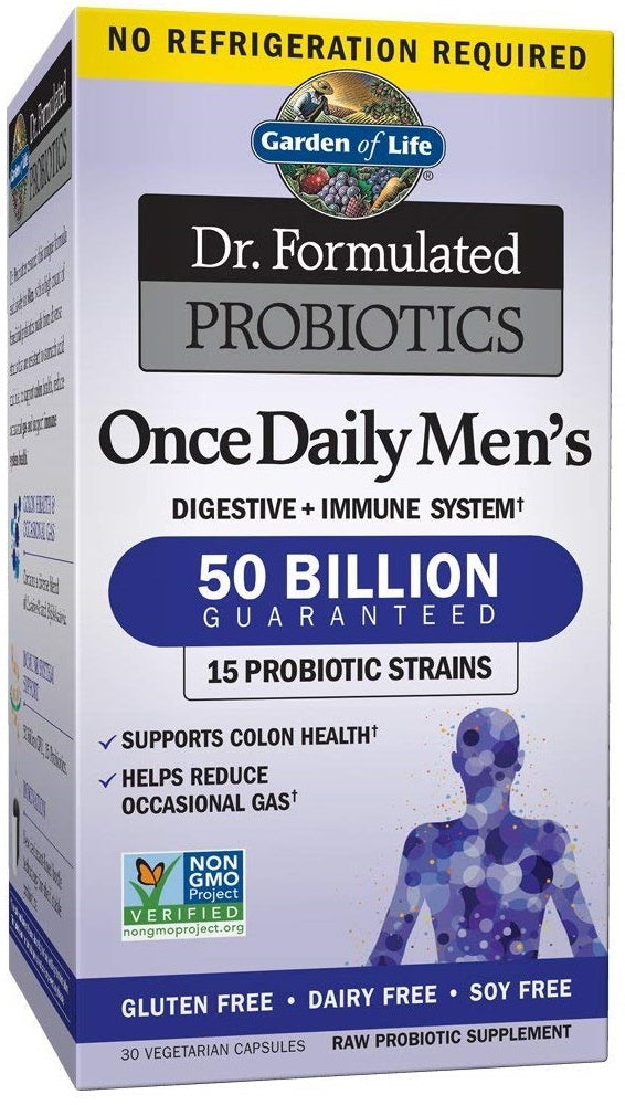 Dr. Formulated Probiotics Once Daily Men's - 30 vcaps - Garden of Life