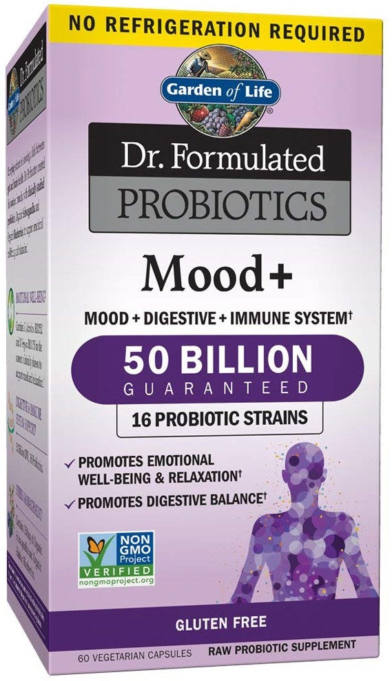 Dr. Formulated Probiotics Mood+ - 60 vcaps - Garden of Life