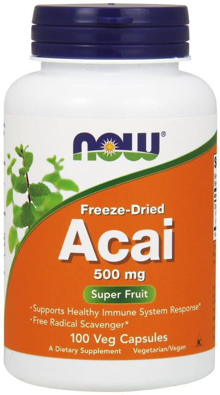Acai, 500mg - 100 vcaps - NOW Foods