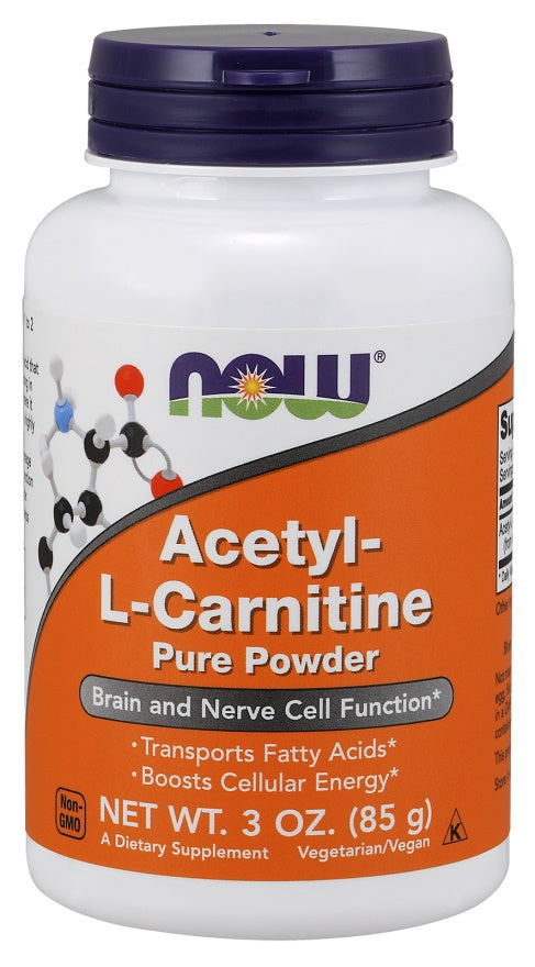 Acetyl-L-Carnitine, Pure Powder - 85 grams - NOW Foods