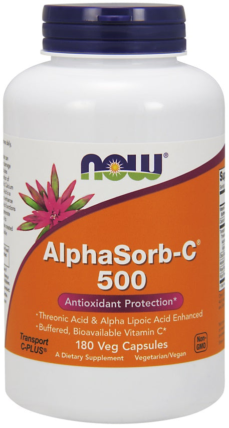 AlphaSorb-C, 500mg - 180 vcaps - NOW Foods