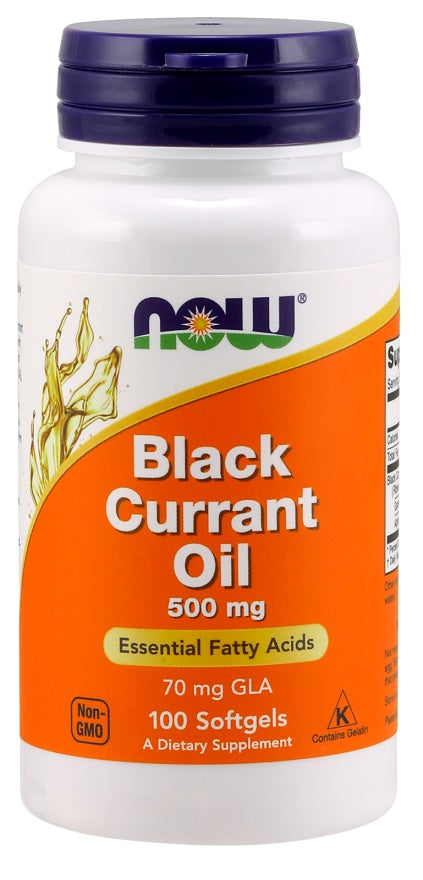 Black Currant Oil, 500mg - 100 softgels - NOW Foods