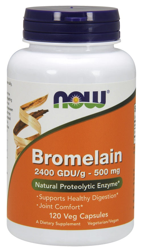Bromelain, 500mg - 120 vcaps - NOW Foods