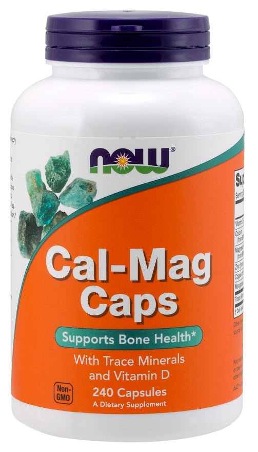 Cal-Mag Caps - 240 caps - NOW Foods