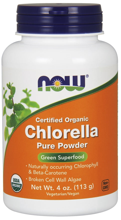 Chlorella, Pure Powder - 113 grams - NOW Foods