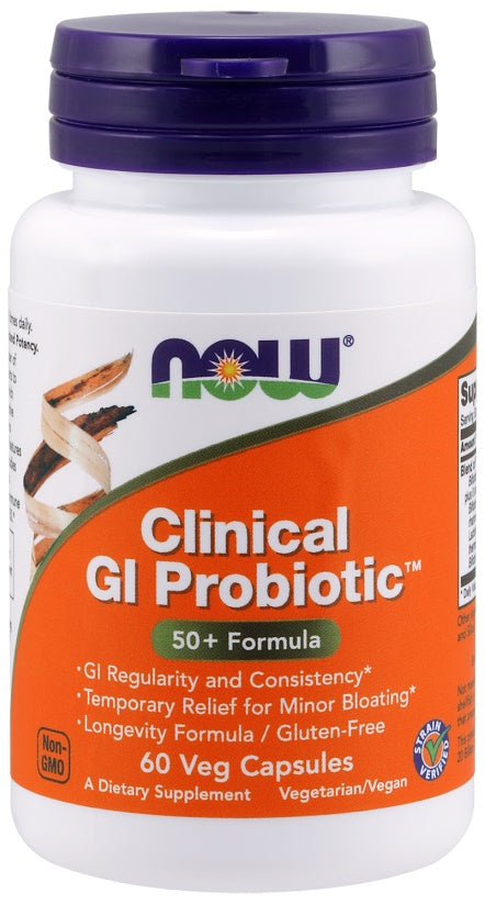 Clinical GI Probiotic - 60 vcaps - NOW Foods