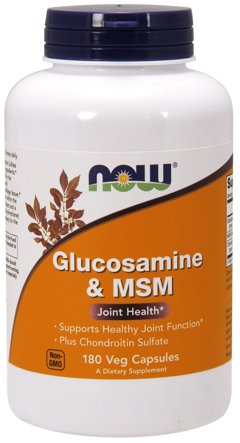 Glucosamine & MSM - 180 vcaps - NOW Foods