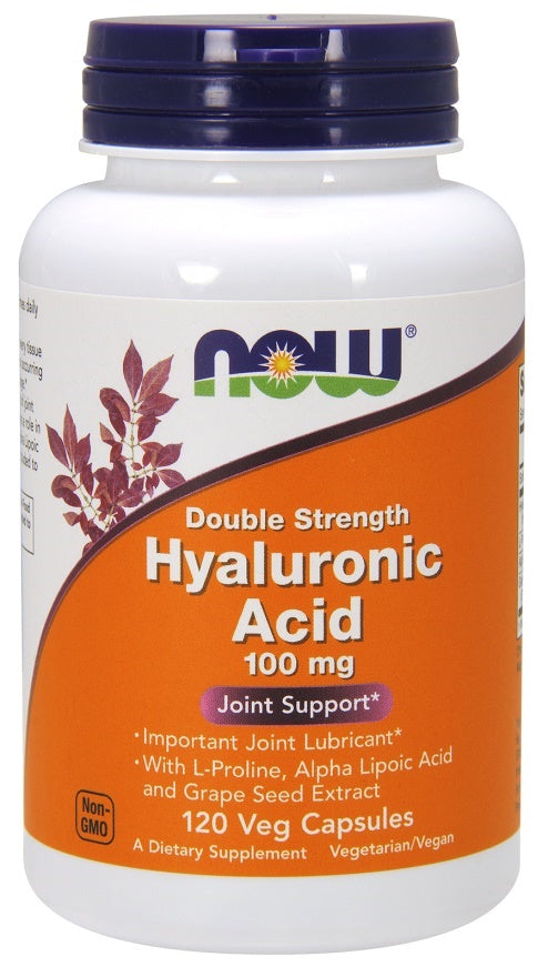 Hyaluronic Acid, 100mg Double Strength - 120 vcaps - NOW Foods