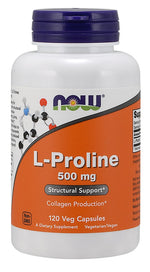 L-Proline, 500mg - 120 vcaps - NOW Foods