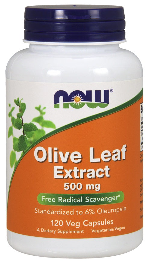 Olive Leaf Extract, 500mg - 120 vcaps - NOW Foods
