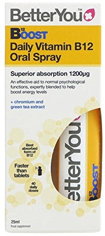 Boost B12 Oral Spray - 25 ml. - BetterYou