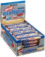 40% Low Carb High Protein Bar, Chocolate - 24 x 50g - Weider