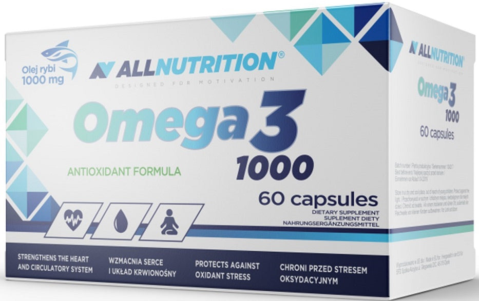 Omega 3, 1000mg - 60 caps - Allnutrition