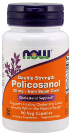 Policosanol, 20mg - 90 vcaps - NOW Foods