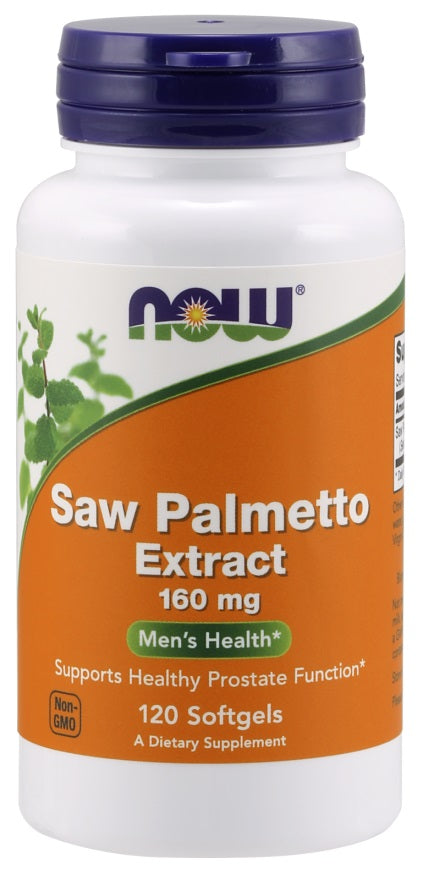 Saw Palmetto Extract, 160mg - 120 softgels - NOW Foods