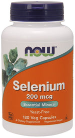 Selenium, 200mcg - 180 vcaps - NOW Foods