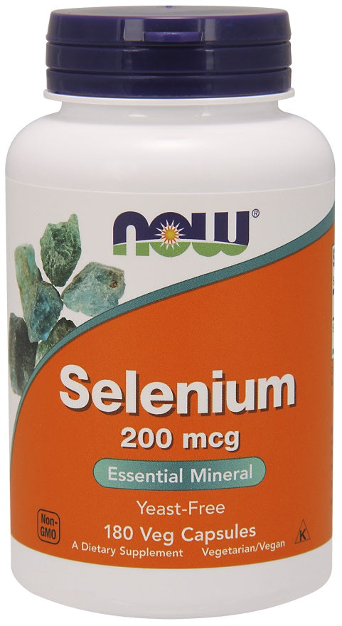Selenium, 200mcg - 180 vcaps - NOW Foods