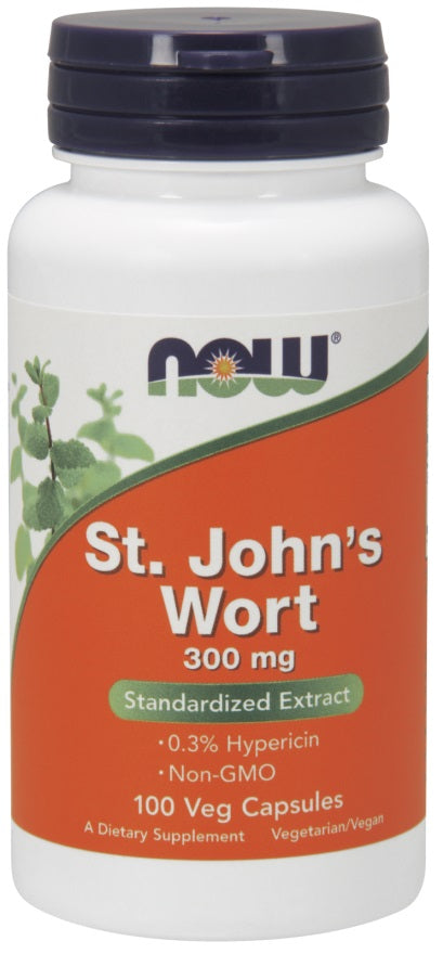 St. John's Wort, 300mg - 100 vcaps - NOW Foods