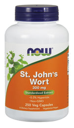 St. John's Wort, 300mg - 250 vcaps - NOW Foods