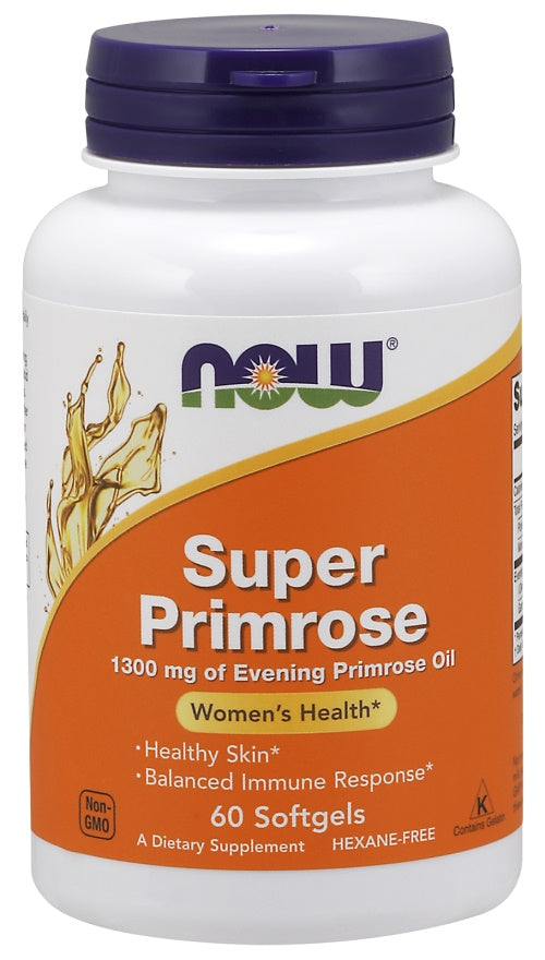 Super Primrose, 1300mg - 60 softgels - NOW Foods