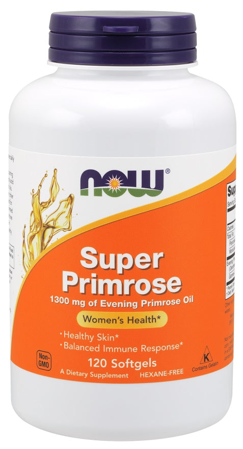 Super Primrose, 1300mg - 120 softgels - NOW Foods