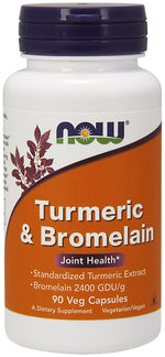Turmeric & Bromelain - 90 vcaps - NOW Foods
