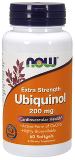 Ubiquinol, 200mg - 60 softgels - NOW Foods